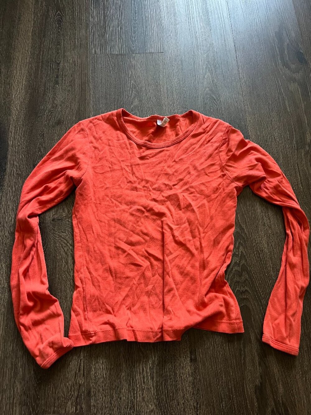 Orange tight long sleeve <3